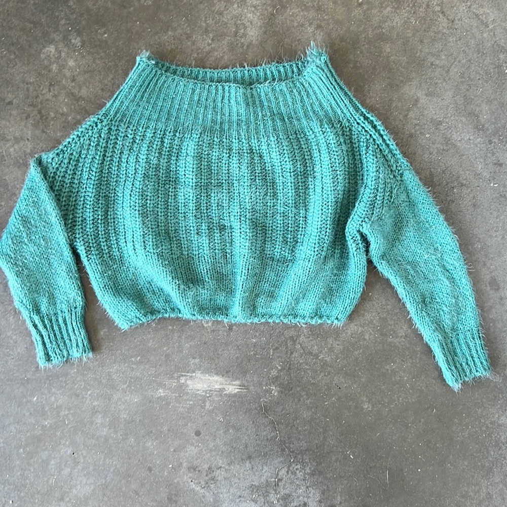 Off the shoulder sweater